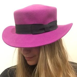 Purple Wool Felt Hat